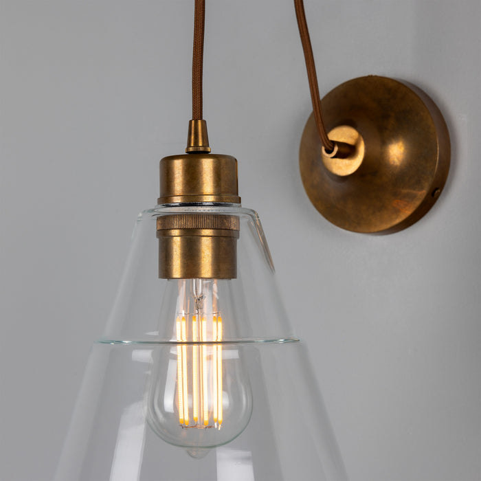 Mullan Lighting - MLWL199ANTBRS - One Light Wall Sconce - Rigale - Antique Brass