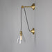 Mullan Lighting - MLWL199SATBRS - One Light Wall Sconce - Rigale - Satin Brass