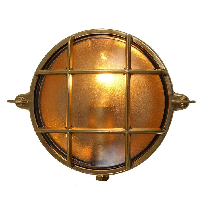 Mullan Lighting - MLWL216NATBRS - One Light Bulkhead - Ergo - Natural Brass