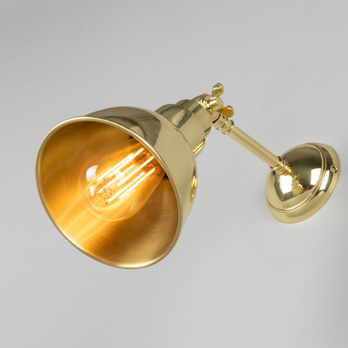 Mullan Lighting - MLWL226POLBRS - One Light Wall Sconce - Baku - Polished Brass