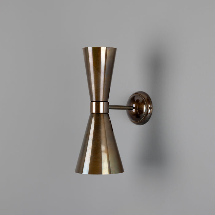 Mullan Lighting - MLWL229ANTBRS - Two Light Wall Sconce - Amias - Antique Brass