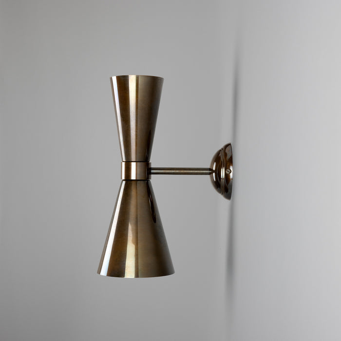 Mullan Lighting - MLWL229ANTBRS - Two Light Wall Sconce - Amias - Antique Brass