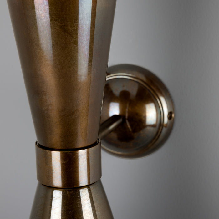 Mullan Lighting - MLWL229ANTBRS - Two Light Wall Sconce - Amias - Antique Brass