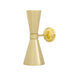 Mullan Lighting - MLWL229POLBRS - Two Light Wall Sconce - Amias - Polished Brass
