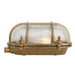 Mullan Lighting - MLWL326NATBRS - One Light Bulkhead - Ruben - Natural Brass