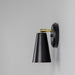 Mullan Lighting - MLWL332PCMBK - One Light Wall Sconce - Cashel - Matt Black / Brass Inner