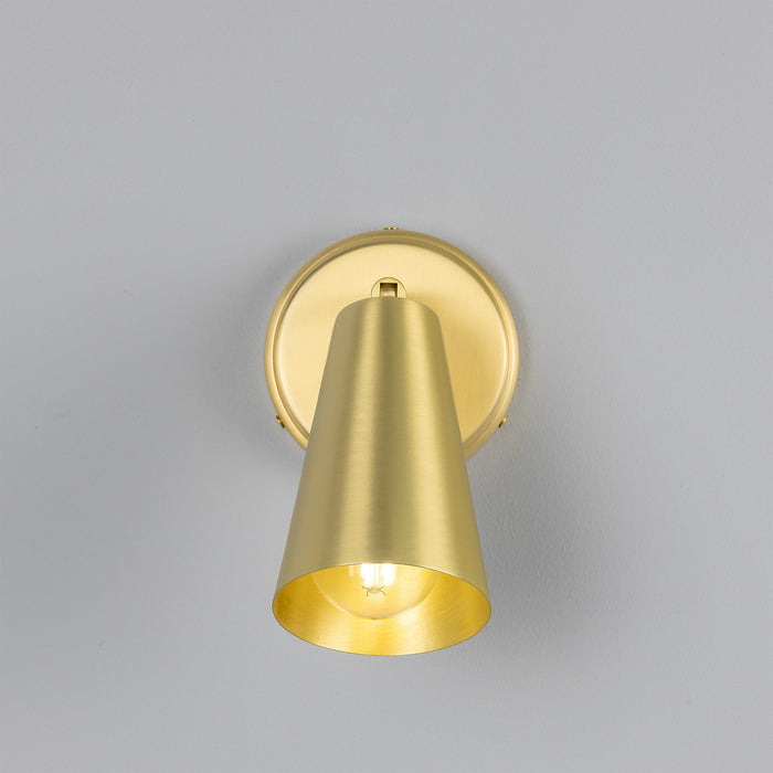 Mullan Lighting - MLWL332SATBRS - One Light Wall Sconce - Cashel - Satin Brass