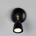 Mullan Lighting - MLWL341PCMBK - One Light Wall Sconce - Lainio - Polished Brass / Matte Black Shade & Wall Plate
