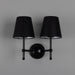 Mullan Lighting - MLWL446PCMBK/MLFS012BLK - Two Light Wall Sconce - Bursa - Matte Black