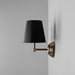 Mullan Lighting - MLWL447ANTBRS/MLFS012BLK - Two Light Wall Sconce - Busan - Antique Brass
