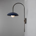 Mullan Lighting - MLWL449ANTBRSPCMSBOP - One Light Wall Sconce - Marrakesh - Ant. Brass & Sapphire Blue