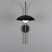Mullan Lighting - MLWL449ANTSLVPCMBKOP - One Light Wall Sconce - Marrakesh - Ant. Silver & Matte Black