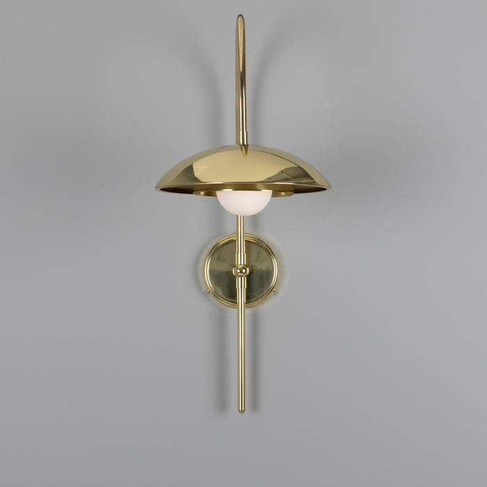 Mullan Lighting - MLWL449POLBRSOP - One Light Wall Sconce - Marrakesh - Polished Brass