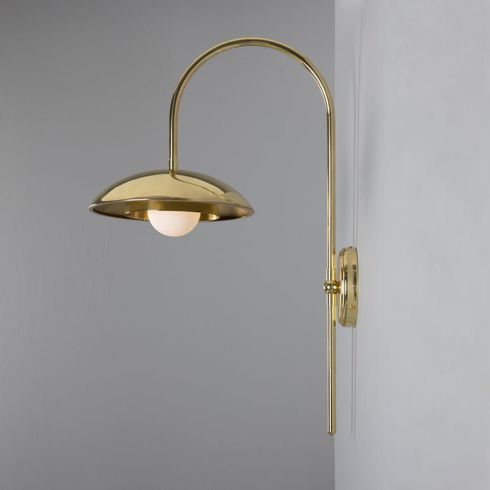 Mullan Lighting - MLWL449POLBRSOP - One Light Wall Sconce - Marrakesh - Polished Brass