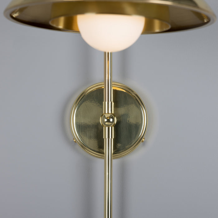Mullan Lighting - MLWL449POLBRSOP - One Light Wall Sconce - Marrakesh - Polished Brass