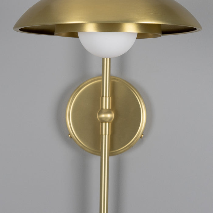 Mullan Lighting - MLWL449SATBRSOP - One Light Wall Sconce - Marrakesh - Satin Brass