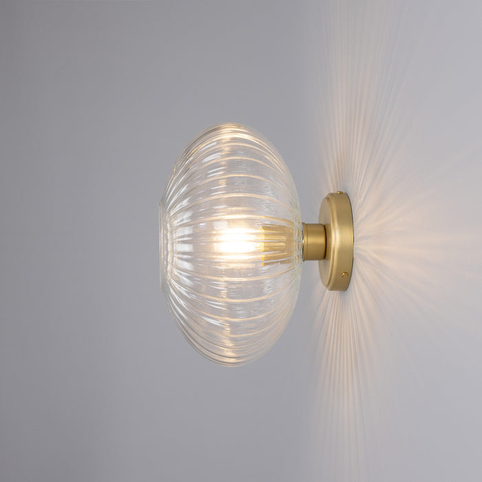 Mullan Lighting - MLWL456SATBRS - One Light Wall Sconce - Neith - Satin Brass