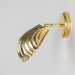 Mullan Lighting - MLWL517POLBRS - One Light Wall Sconce - Shell - Adjustable