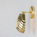 Mullan Lighting - MLWL517POLBRS - One Light Wall Sconce - Shell - Adjustable