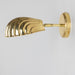 Mullan Lighting - MLWL517POLBRS - One Light Wall Sconce - Shell - Adjustable