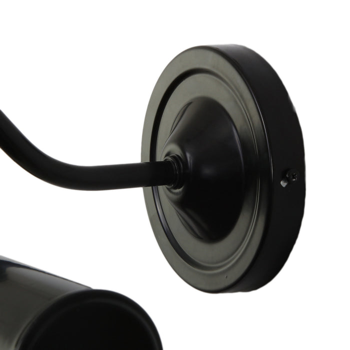 Mullan Lighting - MPL004PCBLK - Two Light Picture Light - Elle - Black