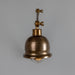 Mullan Lighting - MPL014ANTBRS - One Light Poster Light - Dale - Antique Brass