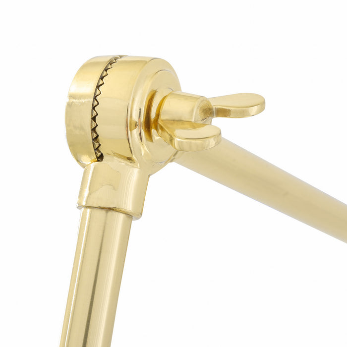 Mullan Lighting - MPL014POLBRS - One Light Poster Light - Dale - Polished Brass