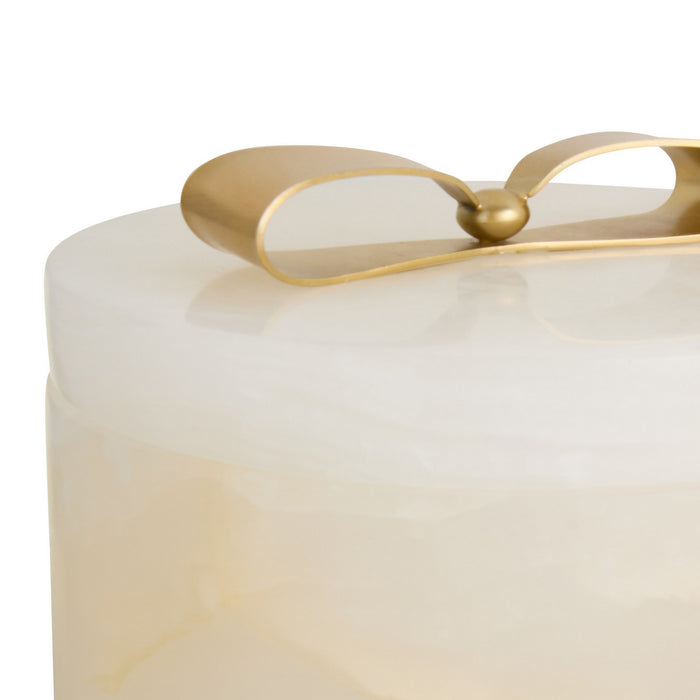 Arteriors - ARC04 - Container - Monet - White Onyx