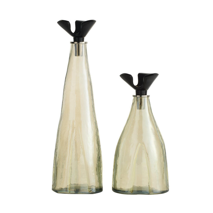 Arteriors - ARI26 - Decanters, Set of 2 - Lydia - Bronze