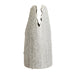 Arteriors - AVC18 - Vase - Livia - White Crackle Charcoal Wash