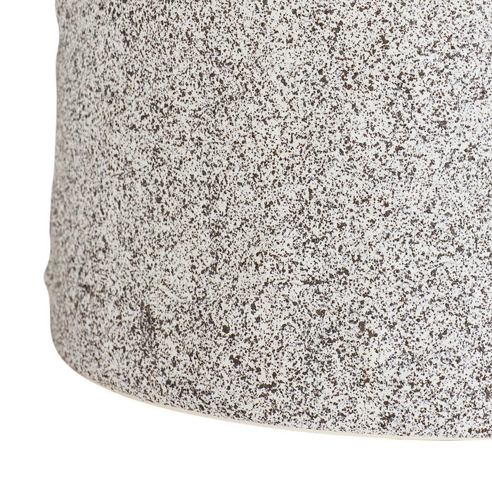 Arteriors - AVC18 - Vase - Livia - White Crackle Charcoal Wash