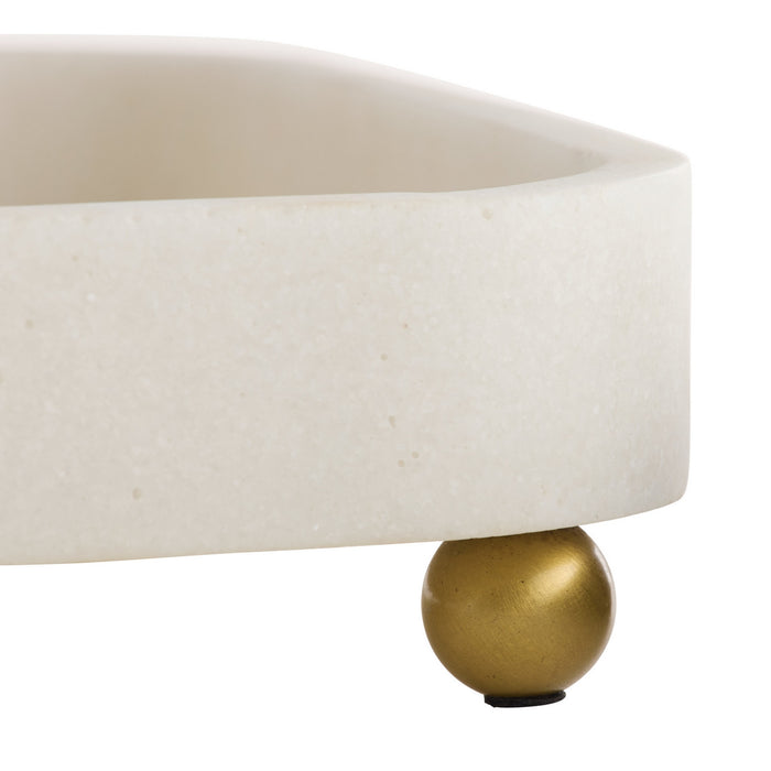 Arteriors - AYC03 - Tray - Lily - Ivory