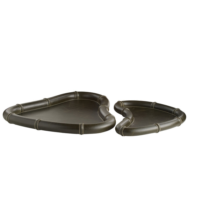 Arteriors - AYI16 - Trays, Set of 2 - Lake - Moss