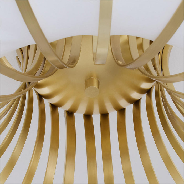 Arteriors - DFC17 - Ten Light Flush Mount - Chambers - Ivory