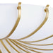 Arteriors - DFC17 - Ten Light Flush Mount - Chambers - Ivory