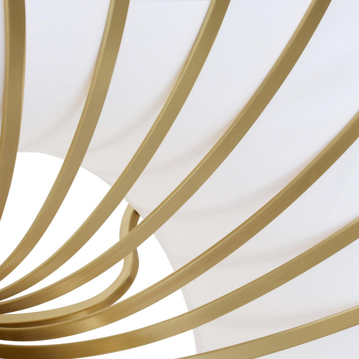 Arteriors - DFC17 - Ten Light Flush Mount - Chambers - Ivory