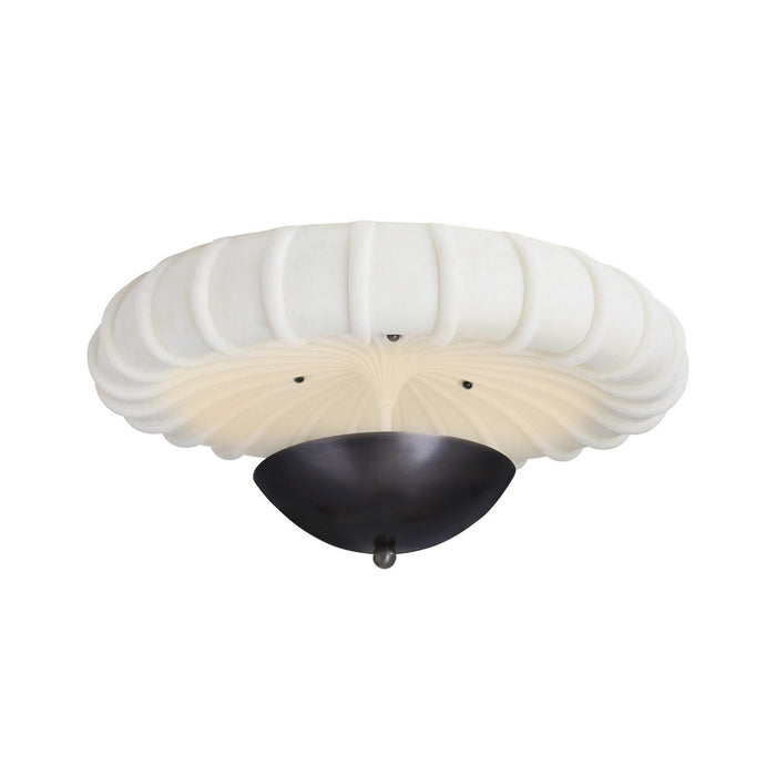 Arteriors - DFC19 - Three Light Flush Mount - Camella - Ivory