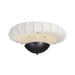 Arteriors - DFC19 - Three Light Flush Mount - Camella - Ivory