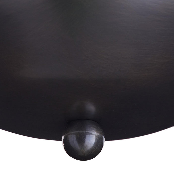 Arteriors - DFC19 - Three Light Flush Mount - Camella - Ivory