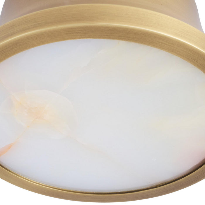 Arteriors - DFC23 - LED Flush Mount - Louisa - Antique Brass