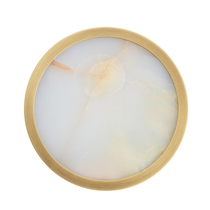 Arteriors - DFC23 - LED Flush Mount - Louisa - Antique Brass