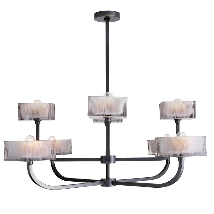 Arteriors - DLC40 - Eight Light Chandelier - Louis - English Bronze