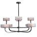 Arteriors - DLC40 - Eight Light Chandelier - Louis - English Bronze