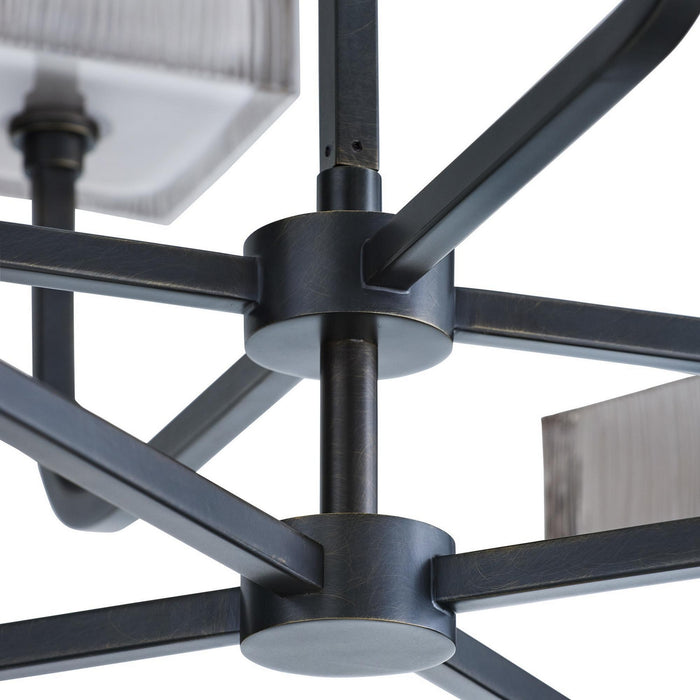 Arteriors - DLC40 - Eight Light Chandelier - Louis - English Bronze