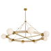 Arteriors - DLC42 - Eight Light Chandelier - Liberty - Matte Opal