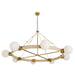 Arteriors - DLC42 - Eight Light Chandelier - Liberty - Matte Opal