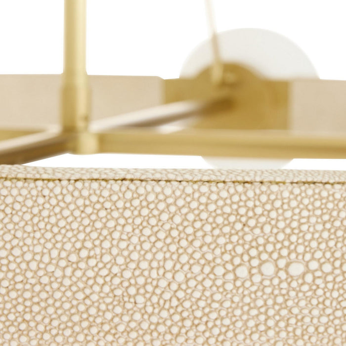 Arteriors - DLC42 - Eight Light Chandelier - Liberty - Matte Opal