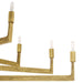 Arteriors - DLC43 - 12 Light Chandelier - Griff - Antique Brass