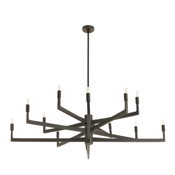 Arteriors - DLC44 - 12 Light Chandelier - Griff - English Bronze