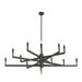 Arteriors - DLC44 - 12 Light Chandelier - Griff - English Bronze